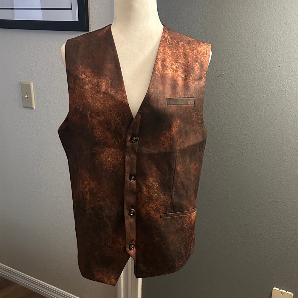SHEIN Brown Men's Vest